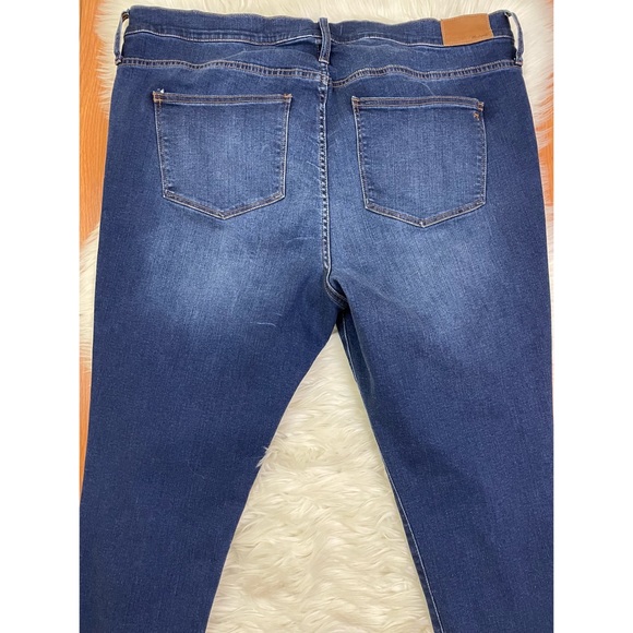 Madewell Roadtripper High Rise Denim Blue Jeans Plus Size 36 - Picture 9 of 9
